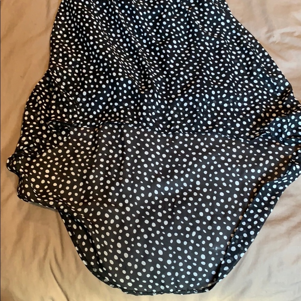 Ardene | Strapless flowy polka dots dress - Picture 5 of 6